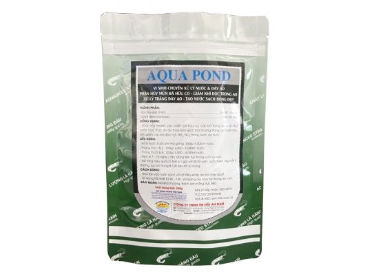 AQUA POND: Vi sinh cao cấp chuyên xử lý nước và đáy ao, tạo nước sạch bóng đẹp.