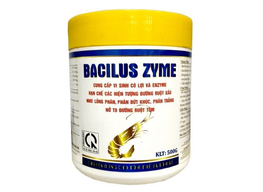 BACILUS ZYME: Cung cấp vi sinh và enzyme, giúp tiêu hóa tốt thức ăn
