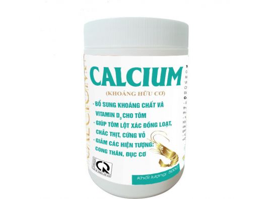 CALCIUM: Khoáng hữu cơ_Bổ sung khoáng chất và vitamin D3 cho tôm