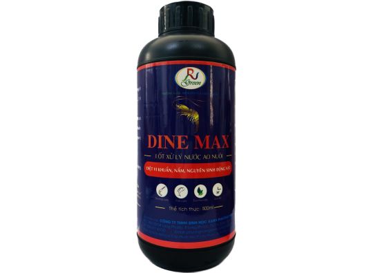 DINE MAX: I ốt xử lý nước ao nuôi, diệt vi khuẩn, nấm, nguyên sinh động vật