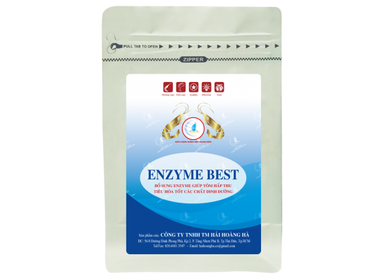 ENZYME BEST: Bổ sung enzyme giúp tôm hấp thu tiêu hóa tốt các chất dinh dưỡng