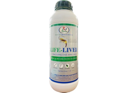 LIFE-LIVER: Tăng cường chức năng gan cho tôm, Hạn chế các hiện tượng tôm vàng gan, sưng gan,...