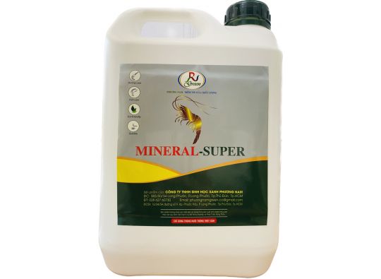 MINERAL - SUPER: Cung cấp khoáng chất, hạn chế hiện tượng cong thân, đục cơ, kích thích tôm lốt xác