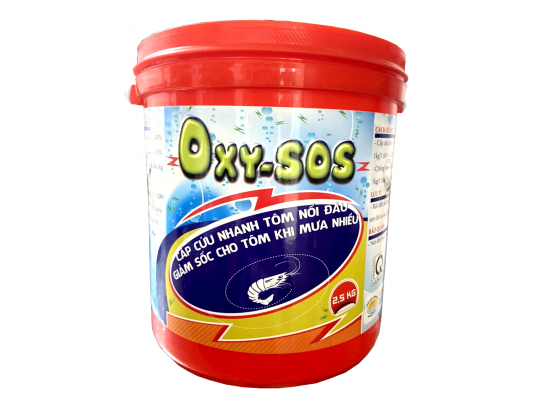 OXY-SOS: Cung cấp oxy nhanh cho tôm – cấp cứu tôm nổi đầu do thiếu oxy trong nước.