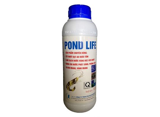 POND LIFE: Đặc trị phát sáng nước, đen mang, vàng mang; tẩy sạch keo nhớt nước,...