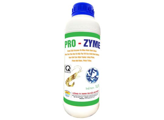 PRO - ZYME: Cung cấp vi sinh và enzyme, giúp tiêu hóa tốt thức ăn. Giúp tôm ăn mạnh lớn nhanh