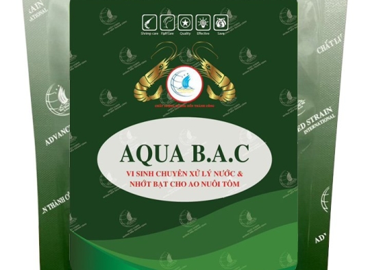 AQUA B.A.C: Vi sinh chuyên dùng xử lý nước trong ao nuôi tôm