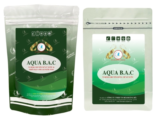 AQUA B.A.C: Vi sinh chuyên dùng xử lý nước trong ao nuôi tôm