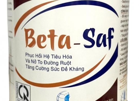 BETA - SAF:Phục hồi hệ tiêu hóa, nở to đường ruột, tăng  sức đề kháng, tăng tỉ lệ sống