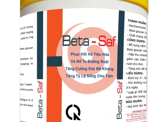 BETA - SAF: Dạng hạt_ Phục hồi hệ tiêu hóa, nở to đường ruột, tăng sức đề kháng, tăng tỉ lệ sống