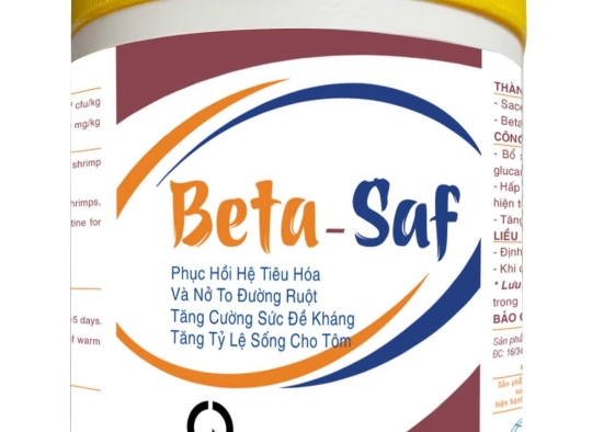 BETA - SAF:Phục hồi hệ tiêu hóa, nở to đường ruột, tăng  sức đề kháng, tăng tỉ lệ sống