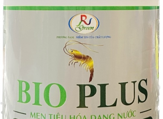 BIO PLUS: Men tiêu hóa dạng nước_ giúp tôm khỏe mạnh phát triển tốt