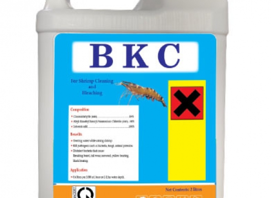 BKC: Diệt khuẩn, virus, nâm, nguyên sinh động vật, giảm tảo trong ao nuôi