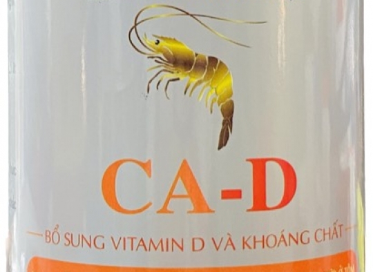 CA - D: Bổ sung vitamin D và khoáng chất, hạn chế bệnh cong thân ốp thân, xanh da trời