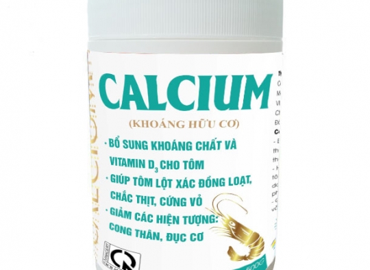 CALCIUM: Khoáng hữu cơ_Bổ sung khoáng chất và vitamin D3 cho tôm