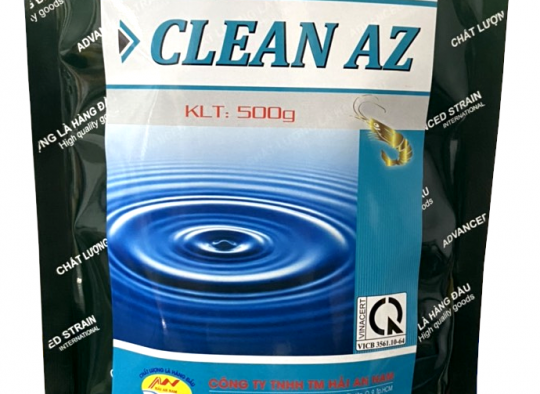 CLEAN AZ: Vi sinh chuyên dùng cho nước đục, phân hủy mùn bã hữu cơ, chất thải trong ao tôm.