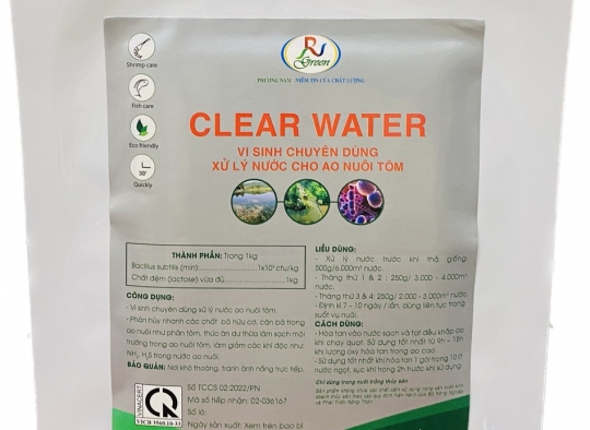CLEAR  WATER: Vi sinh chuyên dùng xử lý nước, tạo màu nước đẹp