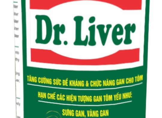 DR. LIVER: Tăng cường chức năng gan- Phòng bệnh tôm chết sớm, tôm tấp mé, bỏ ăn,...