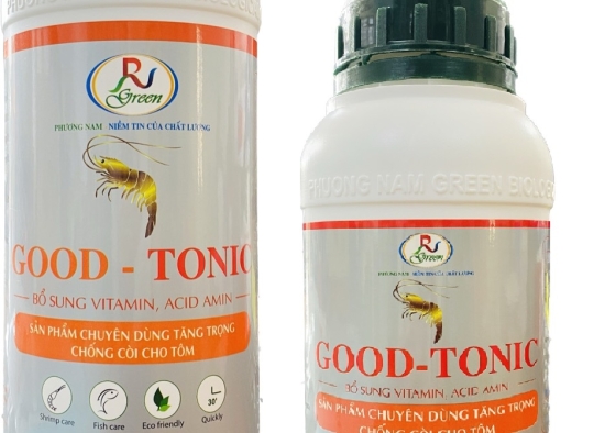 GOOD-TONIC: Bổ sung vitamin, acid amin, tăng trọng, chống còi cho tôm