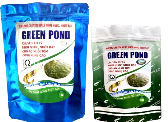 GREEN POND: Chuyên xử lý nhớt bạt cho ao nuôi tôm.