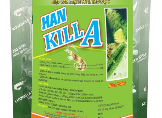 HAN - KILL A: Diệt các loại rong tảo độc trong ao nuôi
