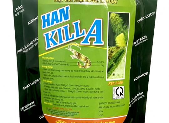 HAN - KILL A: Diệt các loại rong tảo độc trong ao nuôi