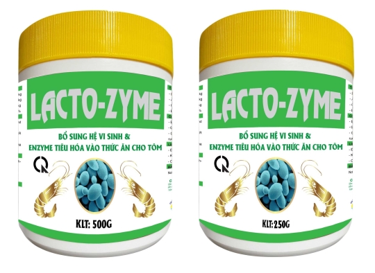 LACTO - ZYME: Bổ sung hệ vi sinh vè eanzyme tiêu hóa vào thức ăn cho tôm