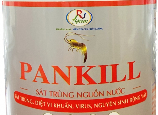 PANKILL: Sát trùng, diệt vi khuẩn, virus, nguyên sinh động vật trong môi trường ao nuôi.