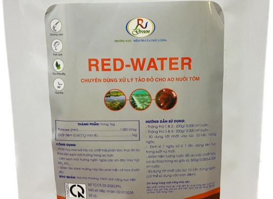 RED-WATER: Chuyên dùng xử lý tảo nở hoa (tảo đỏ) cho ao nuôi tôm.
