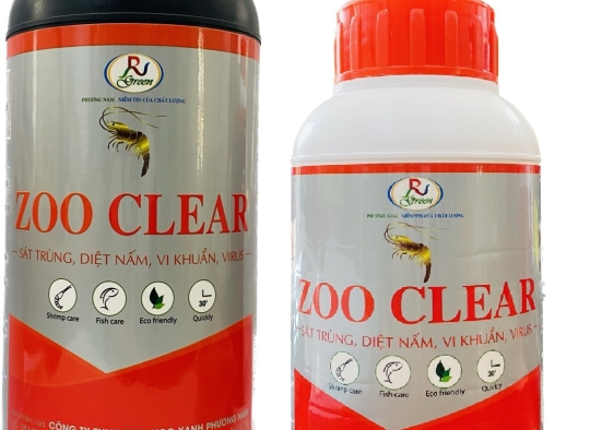 ZOO CLEAR: Chuyên xử lý đóng rong nhớt,đốm đen,sát trùng, diệt khuẩn, nấm