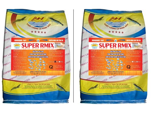 SUPER RMIX: Nhãn đỏ_ Khoáng tạt thế hệ mới chuyên dùng cho tôm thẻ, phòng cong thân,..