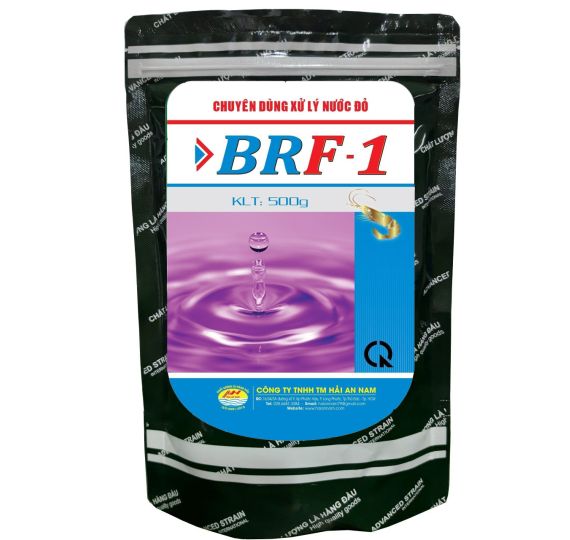 BRF-1: Vi sinh chuyên dùng xử lý nước đỏ ( tảo đỏ) - tạo màu nước đẹp cho ao nuôi tôm