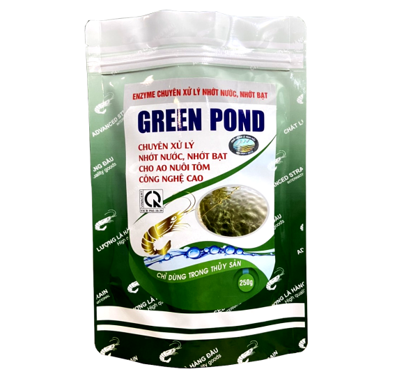 GREEN POND: Chuyên xử lý nhớt nước, nhớt bạt cho ao nuôi tôm.